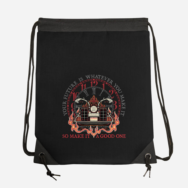 A Good Future-None-Drawstring-Bag-glitchygorilla