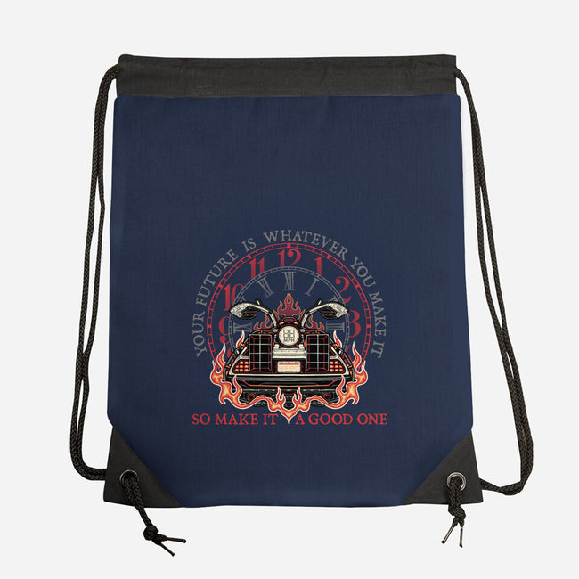 A Good Future-None-Drawstring-Bag-glitchygorilla