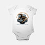 Confidently Unbothered-Baby-Basic-Onesie-glitchygorilla