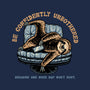 Confidently Unbothered-Womens-Fitted-Tee-glitchygorilla
