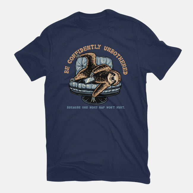 Confidently Unbothered-Womens-Fitted-Tee-glitchygorilla