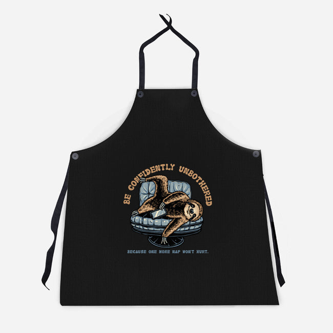 Confidently Unbothered-Unisex-Kitchen-Apron-glitchygorilla