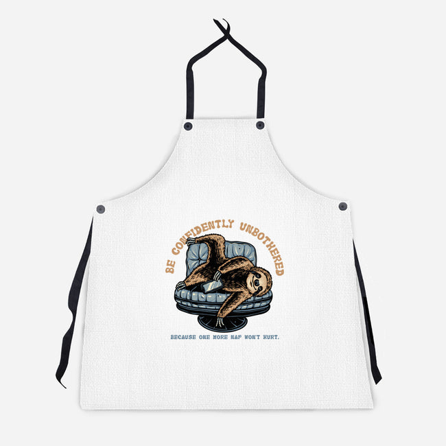 Confidently Unbothered-Unisex-Kitchen-Apron-glitchygorilla