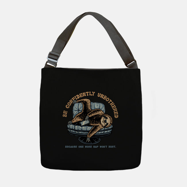 Confidently Unbothered-None-Adjustable Tote-Bag-glitchygorilla