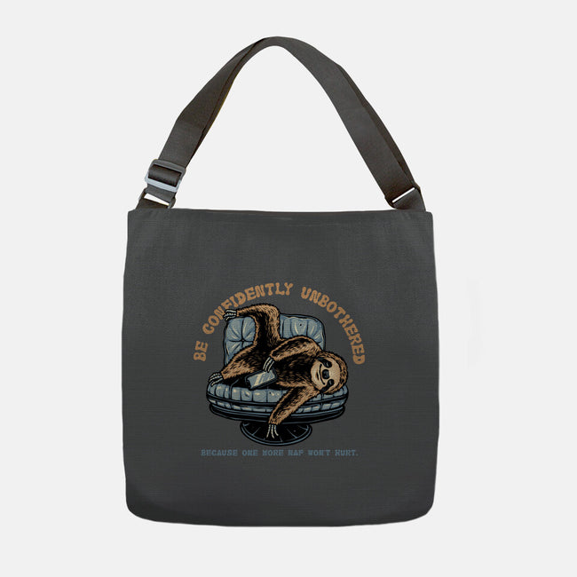 Confidently Unbothered-None-Adjustable Tote-Bag-glitchygorilla