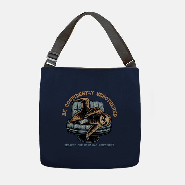 Confidently Unbothered-None-Adjustable Tote-Bag-glitchygorilla