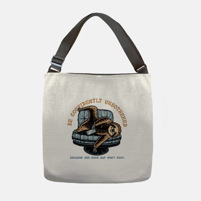 Confidently Unbothered-None-Adjustable Tote-Bag-glitchygorilla