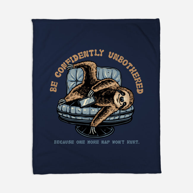 Confidently Unbothered-None-Fleece-Blanket-glitchygorilla