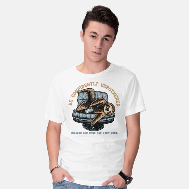 Confidently Unbothered-Mens-Basic-Tee-glitchygorilla