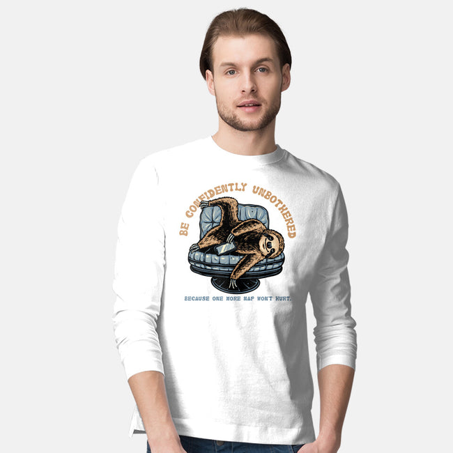Confidently Unbothered-Mens-Long Sleeved-Tee-glitchygorilla