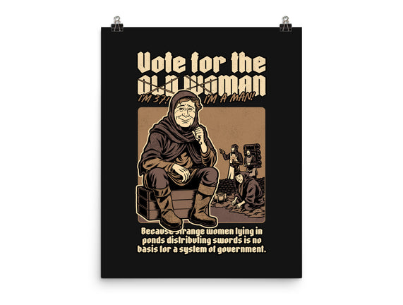Vote For Old Woman