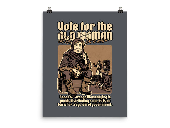 Vote For Old Woman