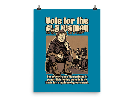 Vote For Old Woman