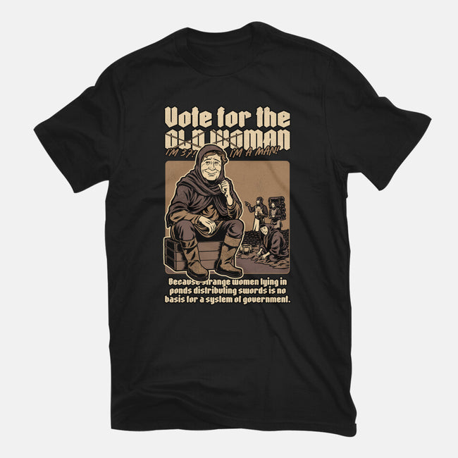 Vote For Old Woman-Womens-Basic-Tee-Studio Mootant