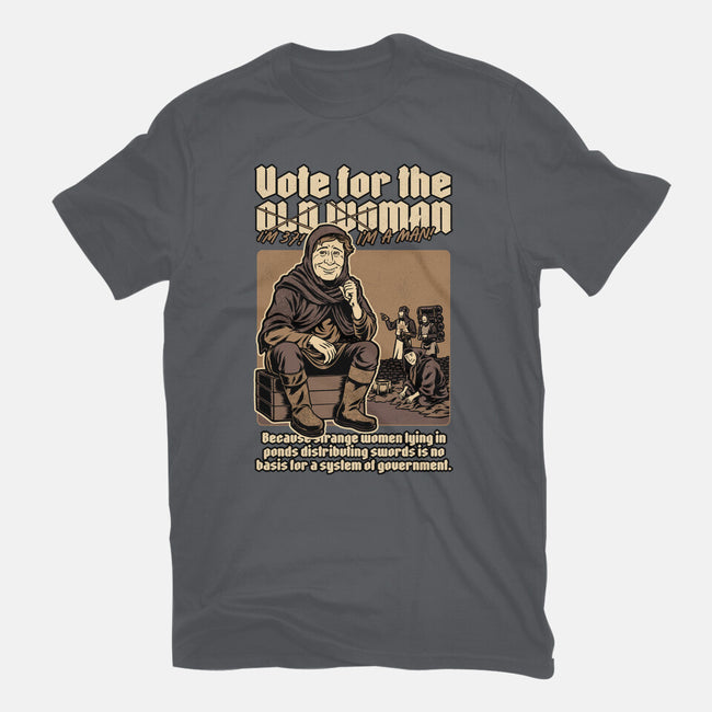 Vote For Old Woman-Womens-Fitted-Tee-Studio Mootant