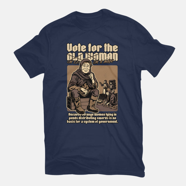 Vote For Old Woman-Unisex-Basic-Tee-Studio Mootant