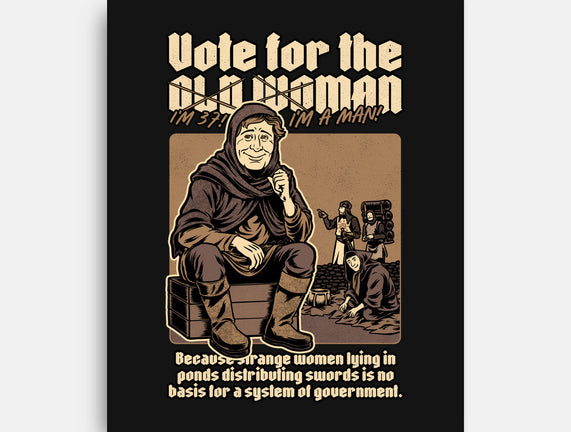 Vote For Old Woman
