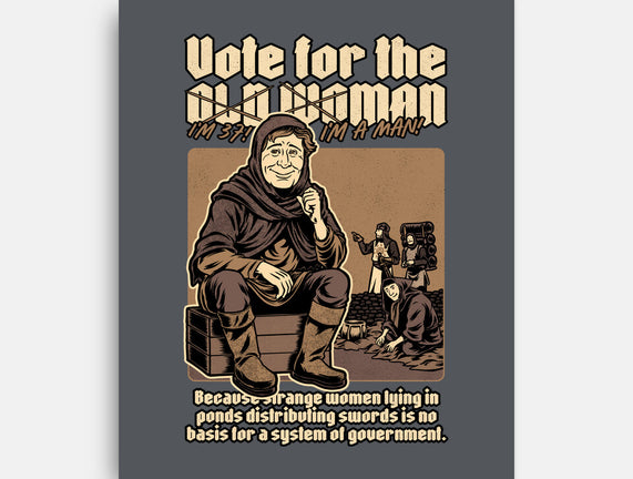 Vote For Old Woman