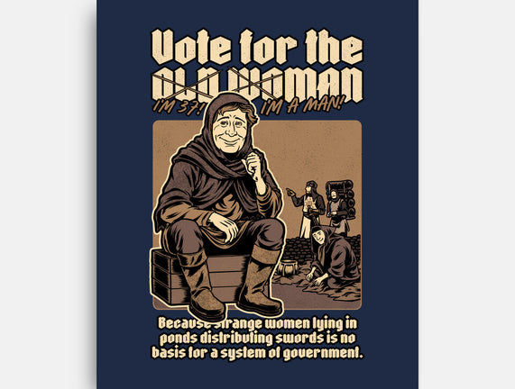 Vote For Old Woman
