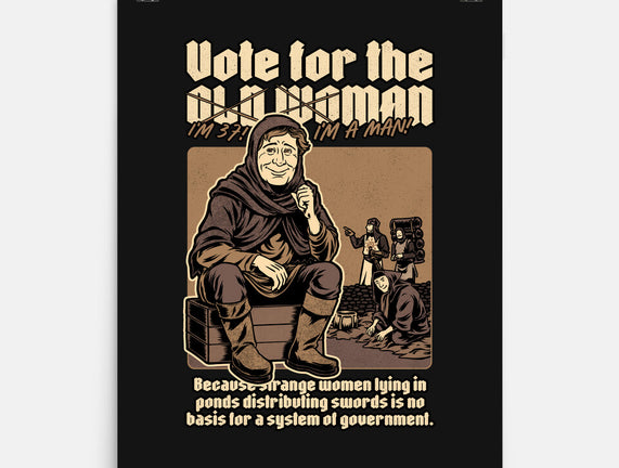 Vote For Old Woman
