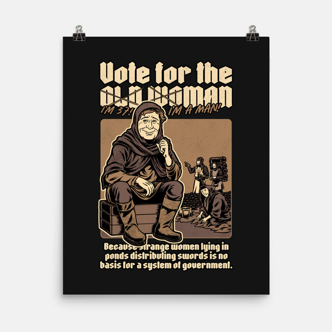 Vote For Old Woman-None-Matte-Poster-Studio Mootant