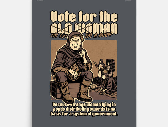 Vote For Old Woman