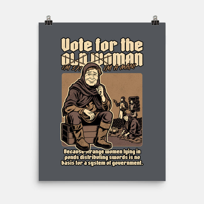 Vote For Old Woman-None-Matte-Poster-Studio Mootant