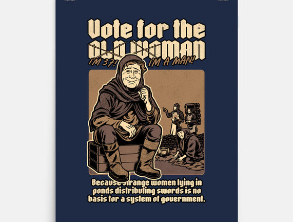 Vote For Old Woman