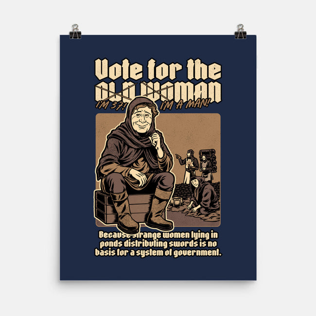 Vote For Old Woman-None-Matte-Poster-Studio Mootant