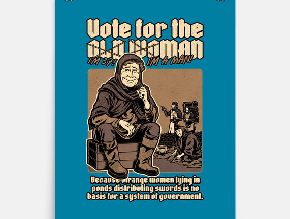 Vote For Old Woman