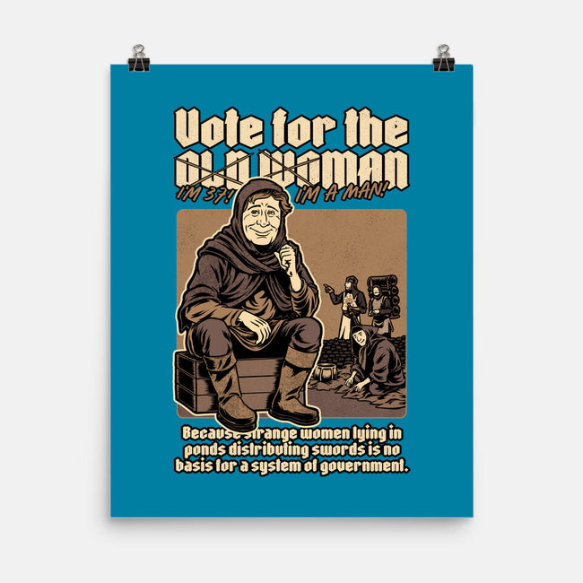 Vote For Old Woman-None-Matte-Poster-Studio Mootant