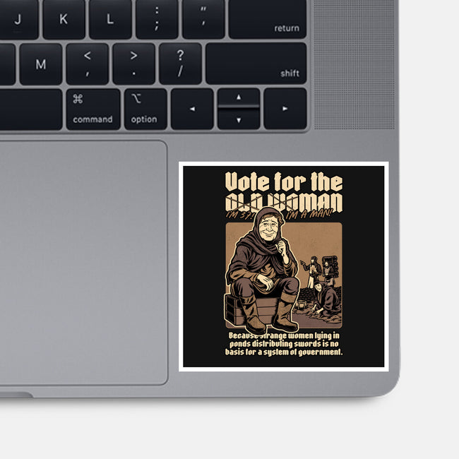 Vote For Old Woman-None-Glossy-Sticker-Studio Mootant