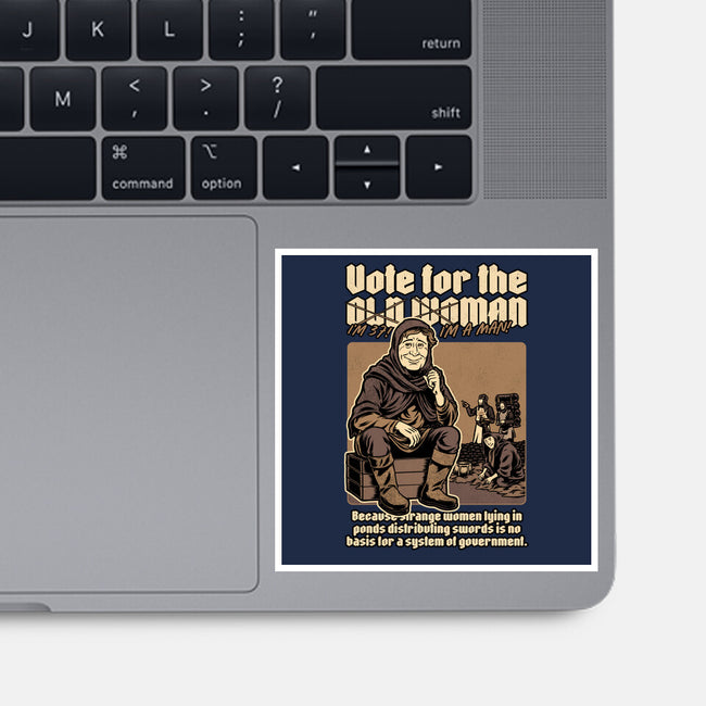 Vote For Old Woman-None-Glossy-Sticker-Studio Mootant
