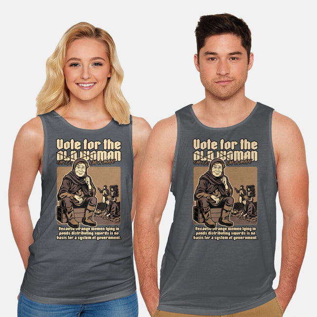 Vote For Old Woman-Unisex-Basic-Tank-Studio Mootant