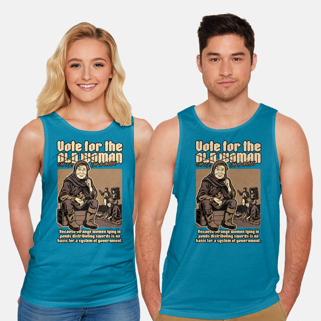 Vote For Old Woman-Unisex-Basic-Tank-Studio Mootant