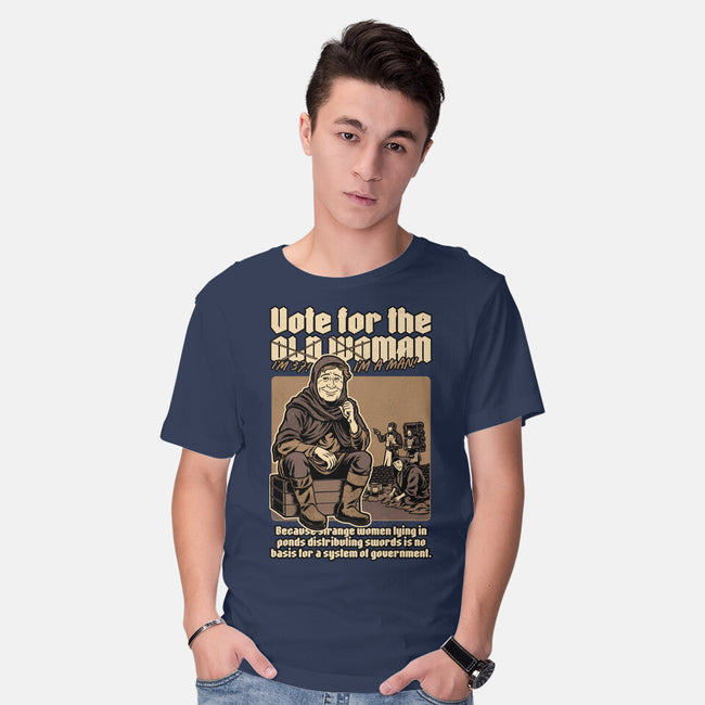 Vote For Old Woman-Mens-Basic-Tee-Studio Mootant