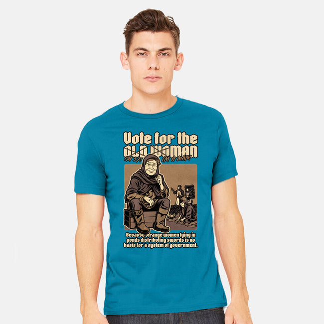 Vote For Old Woman-Mens-Heavyweight-Tee-Studio Mootant
