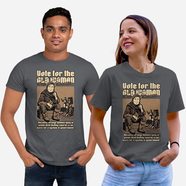 Vote For Old Woman-Unisex-Basic-Tee-Studio Mootant