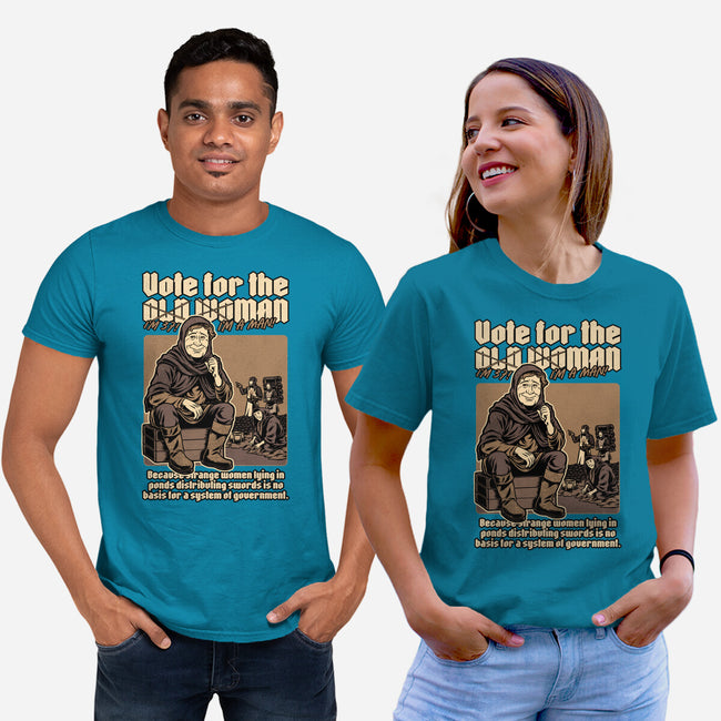 Vote For Old Woman-Unisex-Basic-Tee-Studio Mootant