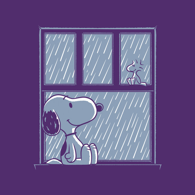 Rainy Day Beagle-None-Polyester-Shower Curtain-Studio Mootant