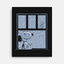 Rainy Day Beagle-None-Stretched-Canvas-Studio Mootant