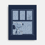 Rainy Day Beagle-None-Stretched-Canvas-Studio Mootant