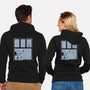 Rainy Day Beagle-Unisex-Zip-Up-Sweatshirt-Studio Mootant