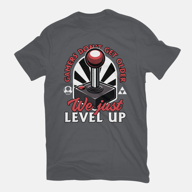 Joystick Gamer Level UP-Unisex-Basic-Tee-Studio Mootant
