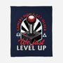 Joystick Gamer Level UP-None-Fleece-Blanket-Studio Mootant