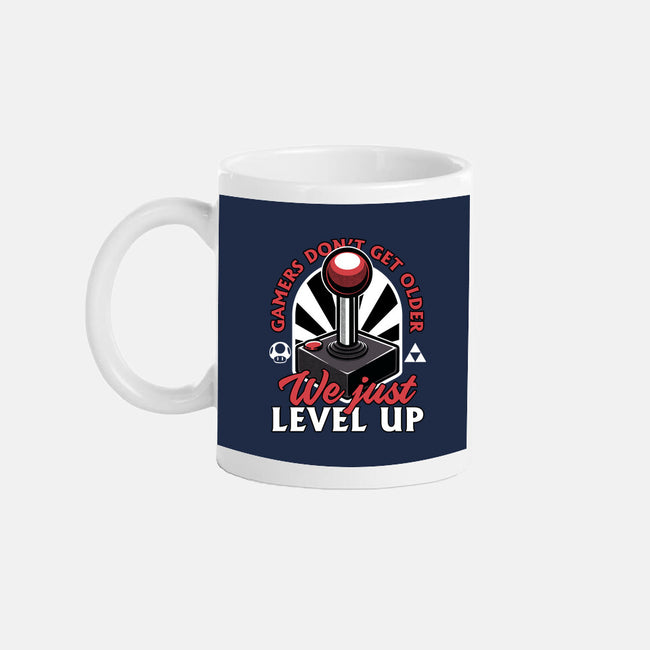 Joystick Gamer Level UP-None-Mug-Drinkware-Studio Mootant