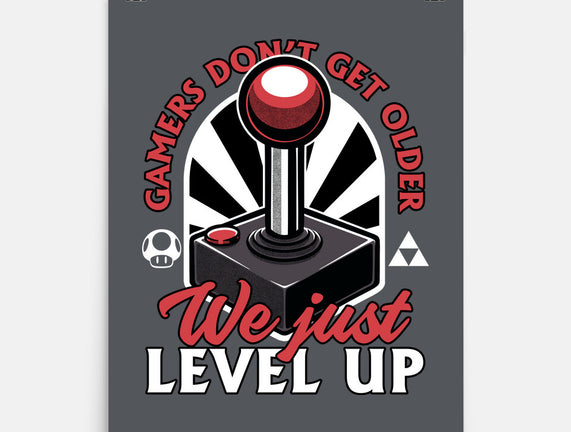 Joystick Gamer Level UP