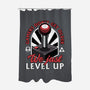 Joystick Gamer Level UP-None-Polyester-Shower Curtain-Studio Mootant