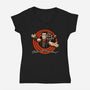 Dungeon Book Vintage Toon-Womens-V-Neck-Tee-Studio Mootant