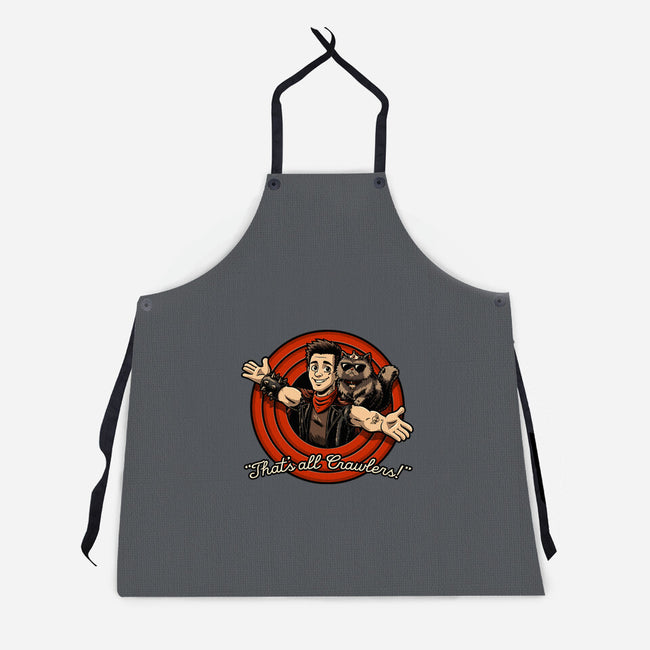 Dungeon Book Vintage Toon-Unisex-Kitchen-Apron-Studio Mootant
